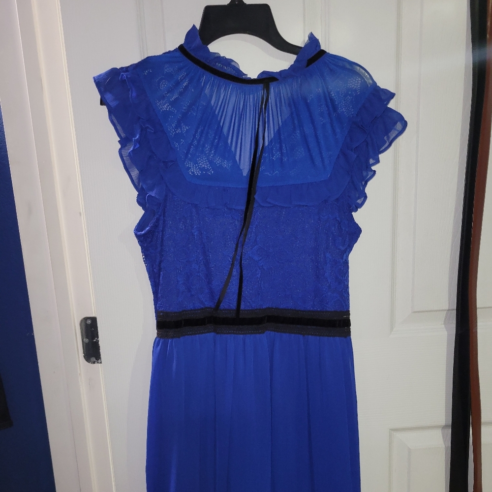 Disney Snow White Elegant Blue Lace Dress - Picture 2 of 6